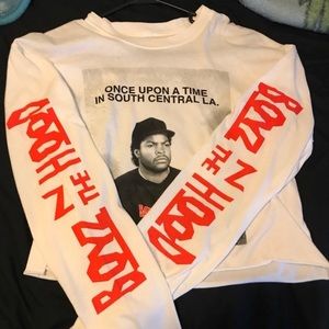 SOLD! "Boyz N The Hood" Crop Top Women's M